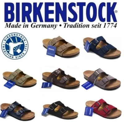 Birkenstock Arizona Birko-Flor Casual Sandals Regular Eu Shoes Size 35-45 Unisex - image 1 of 3