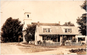 First Congregational Church Jaffrey New Hampshire NH 1920s RPPC Postcard Photo - Picture 1 of 2