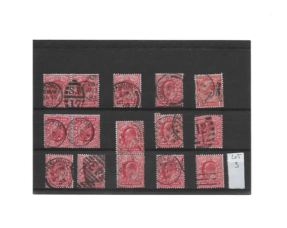 Timbres anciens Anglais  oblitérés. lot 3 - Photo 1/1