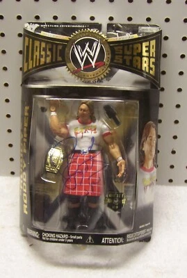 JC2  Rowdy Roddy Piper ( Deceased )  Signed Jakks  Classic Action Figure w/COA - Image 1 of 4