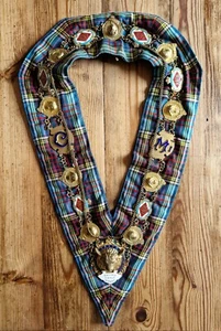 Vintage Heavily Jewelled Chained RAOB / Masonic Collar - Culdee Lodge No 3880 - Picture 1 of 6