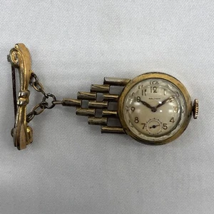 Vintage Weltham Pendant Watch 10K Gold Plated AS IS - Picture 1 of 13