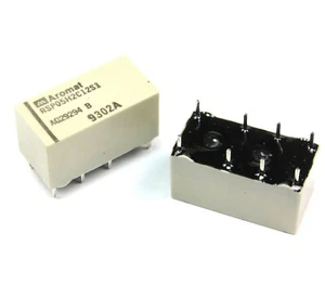 8pcs  - Aromat Model: RSP05H2C12S1 - 12VDC DPDT Relays - New   - Picture 1 of 1