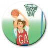 NETBALL TROPHY CENTRES 2.5cm Fits Standard Trophies /& Medals