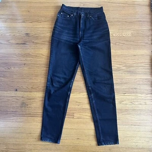 VTG Levis 512 Jean Womens Size 9 Tapered Leg Slim Fit 90s Denim USA 28.5x31 Dark - Picture 1 of 10