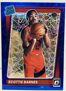 2021-22 Panini Donruss Optic SCOTTIE BARNES Rookie Blue Velocity #186 - Raptors - Foto 1 di 1