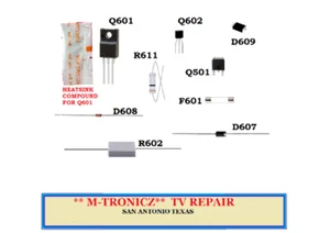 BA21F0F0102 32PFL4907/F7 32PFL4507/F7 32PFL4507/F8 REPAIR PARTS KIT - Picture 1 of 1
