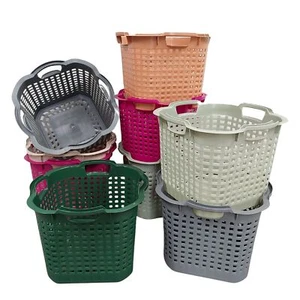 Wäschekorb Set Universalkorb vers Farben Stapelkörbe Gartenkörbe Korb robust - Bild 1 von 34