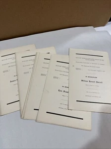 Military Order Loyal Legion US California Civil War Vets MOLLUS Obituaries 1910 - Picture 1 of 6