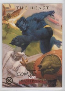 2007 Upper Deck Fleer Marvel Masterpieces X-Men Inserts SkyBox Beast #X9 il3