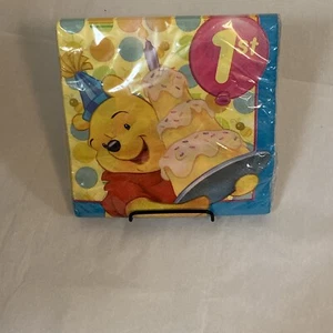 Disney Winnie The Pooh 1st Birthday 16 Napkins Party Express From Hallmark New - Picture 1 of 5