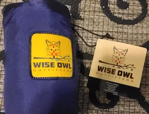 Wise Owl Outfitters Hammock Navy and Steel Color - Picture 1 of 5