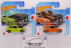 Hot Wheels ‘73 Honda Civic Custom Green & Orange 2023 NEW HKG40 HKK67 Pair - Picture 1 of 1