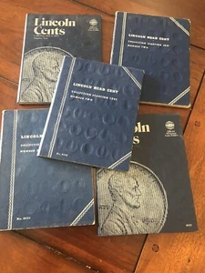 Centavos Lincoln a partir de 1941 en carpetas Whitman - 5 juegos - Imagen 1 de 4