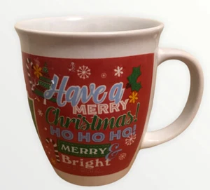 Royal Norfolk Christmas Mistletoe Candy Cane Tree Snow Flakes Coffee Tea Mug - Picture 1 of 10