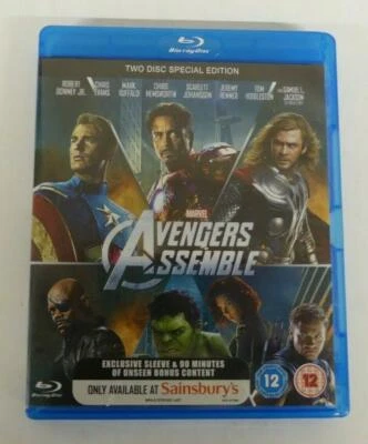 Avengers Assemble Blu-ray (2012) Robert Downey Jr. Quality Guaranteed - Image 1 of 4