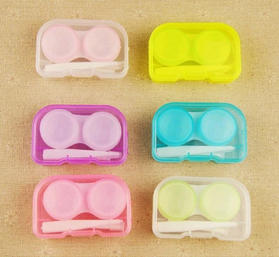 5X Kit de Estuche para Lentes de Contacto Lindo Viaje Cuidado de los Ojos Mini Set Soporte de Viaje Foto 1 de 3
