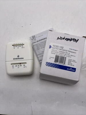Emerson White-Rodgers 1C20-102 Heat Only Mechanical Thermostat New In Box - Image 1 of 4