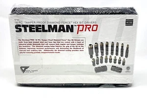 STEELMAN PRO 18pc Metric Tamper Proof Diamond Force Hex Bit Drivers 78783 - Picture 1 of 5