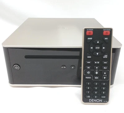 Denon DCD-50 Reproductor de CD Premium Plateado PROBADO Funcionamiento Control Remoto desde Japón Foto 1 de 4