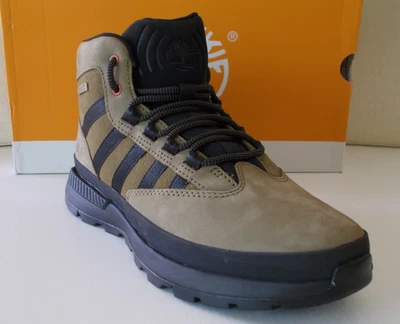 Timberland stivaletti uomo Euro Trekker Mid Leather Nubuck Olive Eu-44 €160 - Imagen 1 de 4