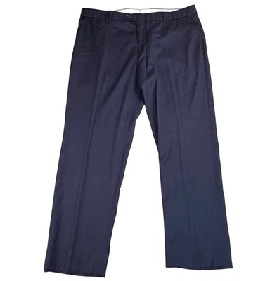 Pantalón de vestir Loro Piana Four Seasons Super 130’s para hombre 40x30 lana italiana azul Foto 1 de 4