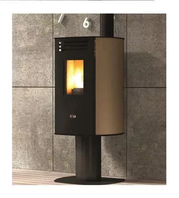 Stufa a pellet Anselmo Cola SWING ERMETICA 7kW rivestita in acciaio verniciato - Immagine 1 di 2