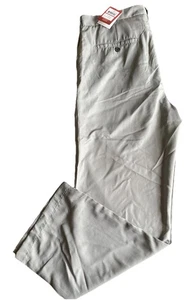Tourmax Golf Flat Front Pants Gray 36x30 100% Polyester  - Picture 1 of 9