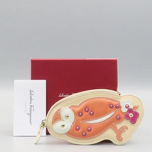Ferragamo 22 C031 Quarzo Rosa Eule Kartenetui - Bild 1 von 5
