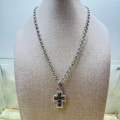 Premier Designs крест распятие со стразами подвеска ожерелье - Изображение 1 из 4