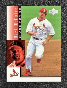 U.D. 1998 Chase for 62 Mark McGwire #24 St. Louis Cardinals (12x AS/3x SS/1x GG) - Imagen 1 de 2