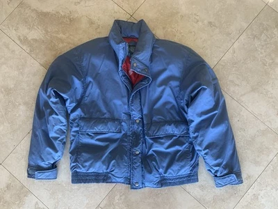 Vintage Men’s St John’s Bay Down Filled Jacket Blue Size L 80’s - Image 1 of 4
