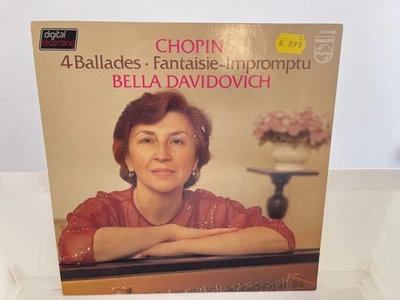 BELLA DAVIDOVICH - CHOPIN 4 BALLADES -  PHILIPS 6514099 DIGITAL - NL - NM - Image 1 of 3