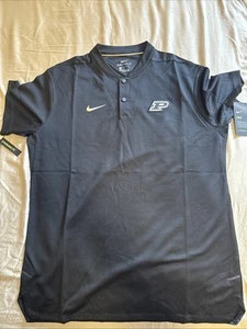 Nike Dri-FIT Polo Shirt Black Men's Medium - Picture 1 of 7
