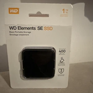 Western Digital WDBAYN0010BBK-WESN external solid state drive SSD 400mb/s PC MAC - Afbeelding 1 van 1
