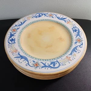 Set Of 4 Desert Ridge Imports Keridesign 10 3/4" Floral Dinner Plates - Picture 1 of 6