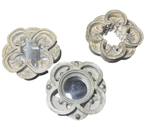 Set of 3 Celtic Knot Style Wall Mirrors Resin Heavy - 5 3/4" - Picture 1 of 7