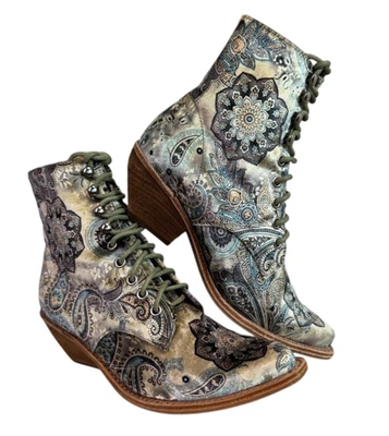 Botines Jeffrey Campbell x Free People Elmcroft con cordones $200 talla 6,5 Foto 1 de 4