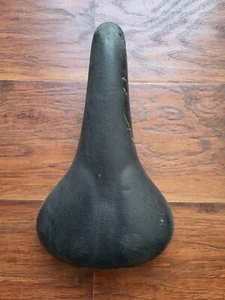 Rare Vintage Japanese Miyata MTB.Road Leather Seat. Saddle. - Picture 1 of 12