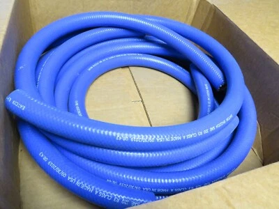 7/8" ID X 3 FT. EATON/DANFOSS EH22514 BLUE SILICONE 200 PSI SAE J20 HEATER HOSE - Image 1 of 4
