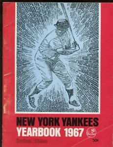 1967 New York Yankees Yearbook April 10th Roster Page VGEX - Picture 1 of 1