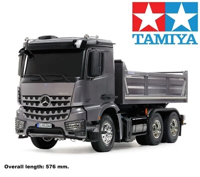 Tamiya 1/14 R/C Mercedes Benz AROCS 3348 6X4 Tipper Dump Tractor Truck 56357　New - Image 1 of 4