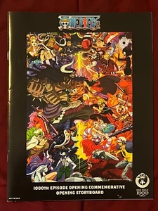 RAR, SIGNIERT! One Piece 1000th Episode Opening Commemorative Storyboard Book - Bild 1 von 7