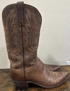 Lucchese 1883 Size 7 B - Brown Made In USA 97401 Pointed Toe - Picture 1 of 5