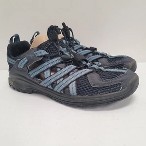 Chaco Mens Outcross Evo Waterproof Shoes Size 11.5 Blue Mesh Outdoors Hiking - Picture 1 of 14