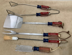 Craftsman 5-Piece Set BBQ Grilling Tools Stainless Steel Made in the USA