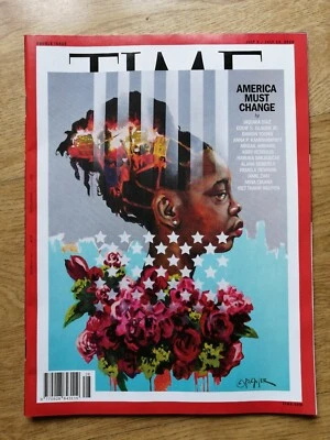 TIME Magazine Vol 196 Nos 1-2 July 6/13 2020 America Must Change BLM Race Crisis - Image 1 of 4