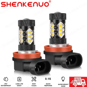 Kit de faros LED H11 H8 H9 3000K amarillo bombillas antiniebla haz alto o bajo brillante - Imagen 1 de 18