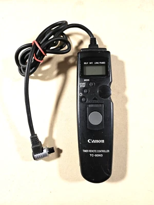 Canon TC-80N3 Timer Remote Controller for EOS 1v, 3, 1D series 5D LCD screen bad - Image 1 of 4