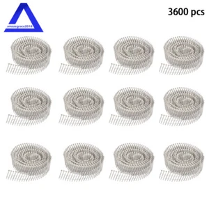3600 piezas bobina de alambre de 15 grados 2"" × 0,09"" anillo vástago uñas de revestimiento de acero inoxidable - Imagen 1 de 12